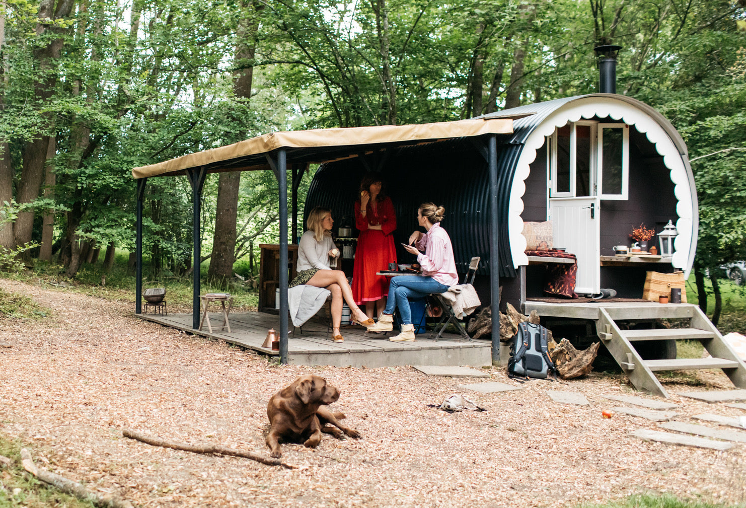 Reconnecting with nature - photoshoot, the Ancient + Brave way