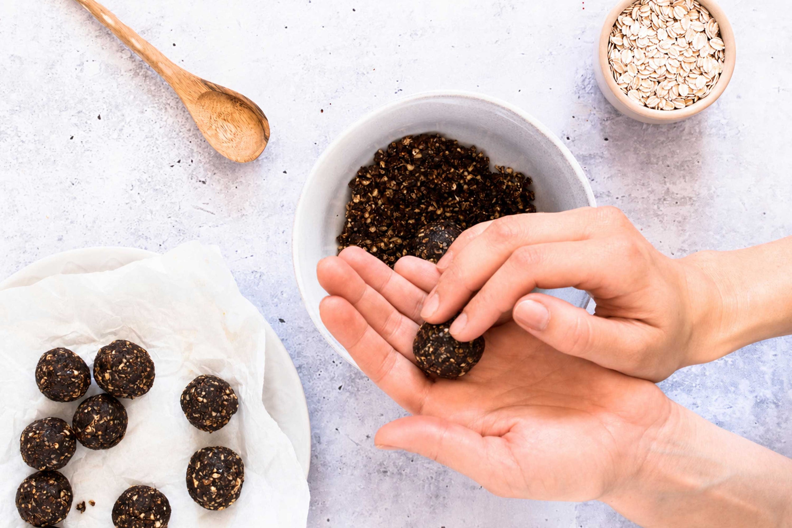 Brave Ancestral Protein Energy Balls - a no-bake protein recipe