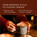 From morning ritual to evening unwind, start your day with True Collagen and end it with a cosy cup of Cacao + Collagen held in a person’s hands, featuring the Radiance + Restore Cracker.