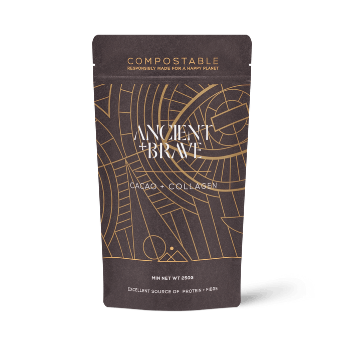 Wholesale Cacao + Collagen Pouches (250g) - case of 6