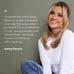 Ashley Roberts sitting in white t-shirt with a quote 'I curated the Mind-Body Ritual to support balance and help the body return to centre. It's a communication I trust, use personally, and recommend - because it works in harmony with the body.' 