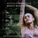 A promotional wellness graphic with text about whole body health benefits and a woman stretching outdoors. The image includes large white text reading 'ROOTED IN SCIENCE FOR WHOLE BODY HEALTH' and three statistic callouts with icons.